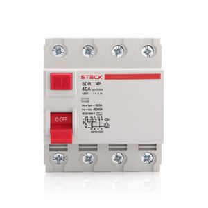 Interruptor Diferencial Residual 4P 63A 30MA Steck SDR46330