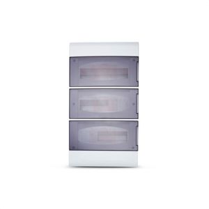 Quadro Sobrepor Ouro Box 36 Din Porta Fume Steck SCS36PT