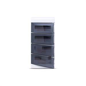 Quadro Sobrepor Ouro Box 48 Din Porta Fume Steck SCS48PT