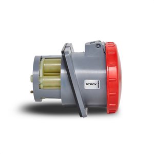 Tomada Embutir Brasikon 3P+T 125A 380/440V 6H Vm Ip67 Steck S4646