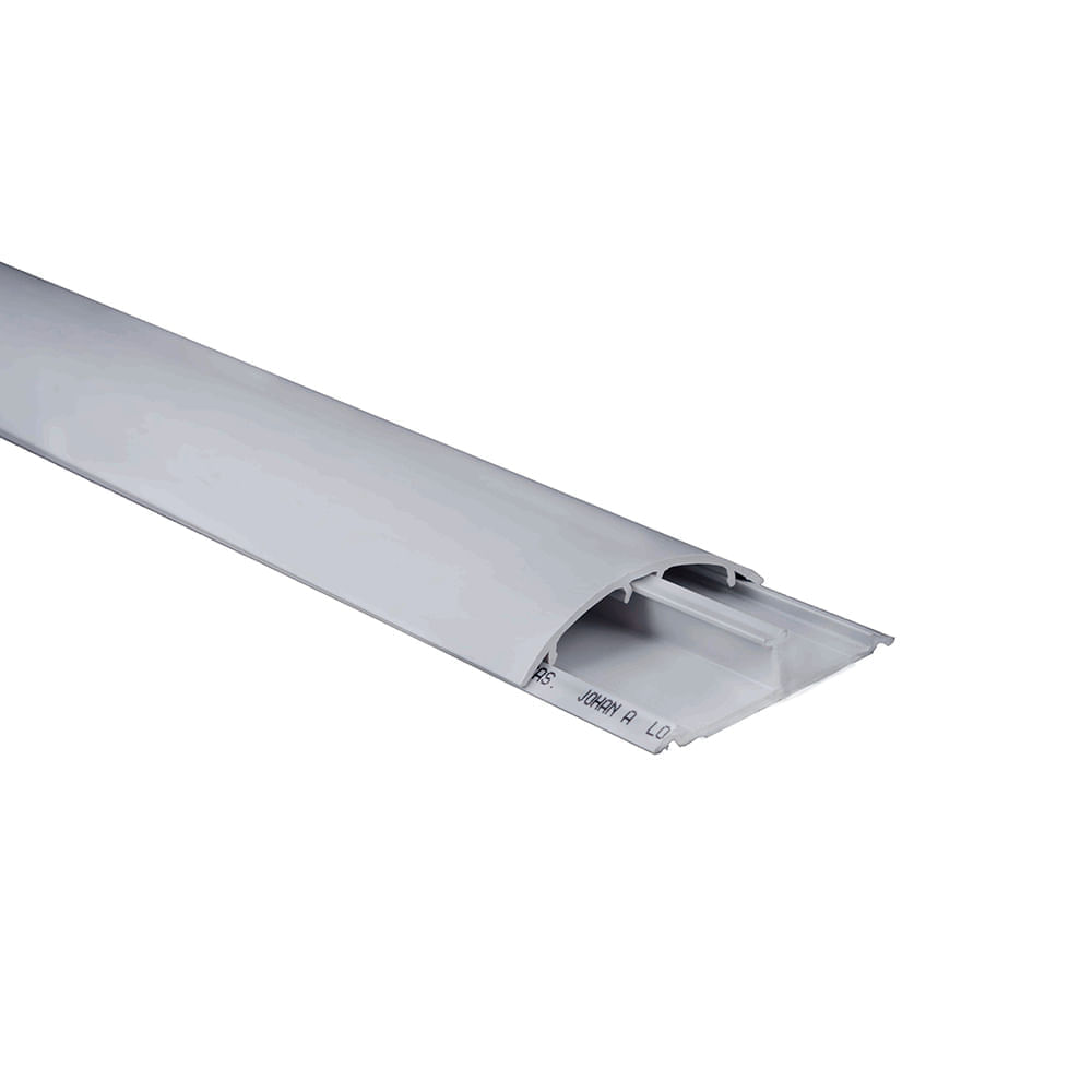 Canaleta sem Adesivo para Piso 60x13mm Cinza Dexson 2 Metros