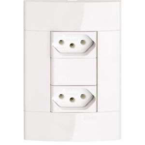 Conjunto 2 Tomadas 2P+T 10A 250V Decor Schneider Electric PRM04424721