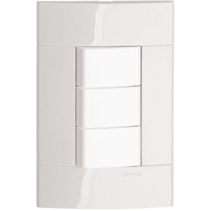 Conjunto 3 Interruptores Simples 10A 250V Pl/Br Schneider Electric PRM043191