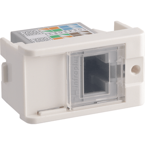Módulo Tomada Telefone Rj45 8 Fios Utp Cat6 1M Branco Schneider Electric PRM047781