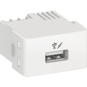 Modulo Tomada Carregador Usb 5.1Vdc 1A 1 Mod / 1 Conec. Schneider Electric PRM47811