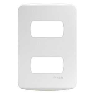 Placa 2 Postos 4X2 Miluz Schneider Electric S3B77120