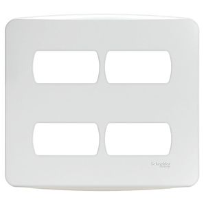 Placa 4 Postos 4X4 Miluz Schneider Electric S3B77440