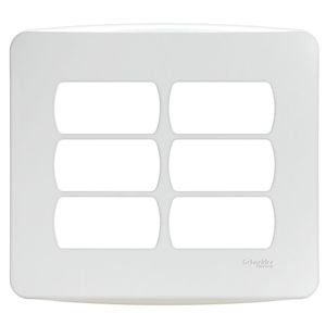 Placa De 6 Postos 4X4 Miluz Schneider Electric S3B77460