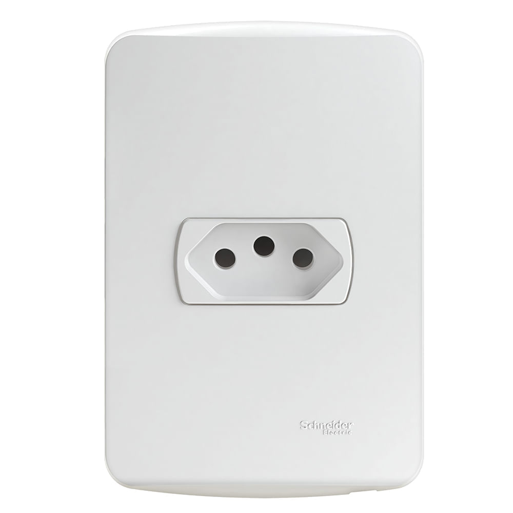 Tomada 2P+T 20A 250V Miluz Schneider Electric S3B60350 - Steck