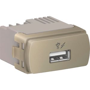 Modulo Tomada Carregador Usb 1A 127/220V 1M Dourado Schneider Electric S3B70813