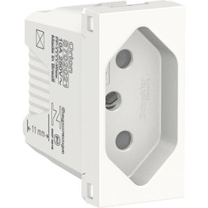 Módulo Tomada 2P+T 10A Branco Orion Schneider Electric S70202104