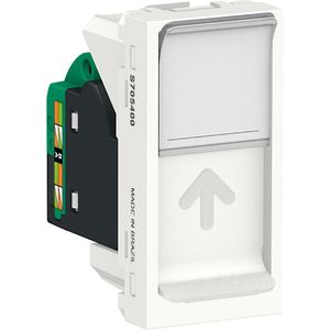 Módulo Tomada Rj45 (8 Fios) Utp Cat.5E Toolless Branco Orion Schneider Electric S70540004