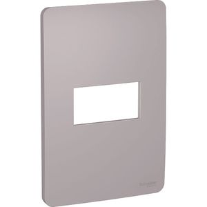 Placa 4X2 1 Posto Axis Grey (Cinza) Orion Schneider Electric S730101224