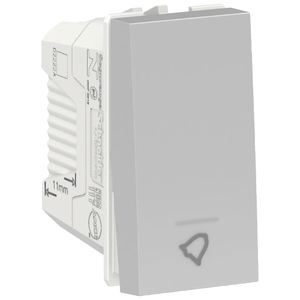 Módulo Pulsador Campainha 10A 250V Alumínio Orion Schneider Electric S70112674