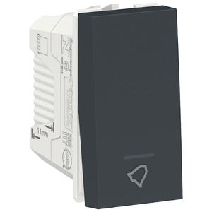 Módulo Pulsador Campainha 10A 250V Grafite Orion Schneider Electric S70112694