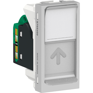 Módulo Tomada Rj45 (8 Fios) Utp Cat.5E Toolless Alumínio Orion Schneider Electric S70540074