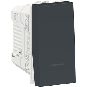 Modulo Duplo Pulsador Universal (Sem Gravacao) 10A 250V 1M Grafite Schneider Electric S70100694