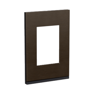 Placa 4X2 3 Postos Class Gr / Wengue Wood Vertical Schneider Electric S734103839