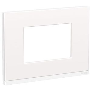 Placa+Suporte 4X2 3 Postos Class Br / White Fenix Horizontal Schneider Electric S73410386H9