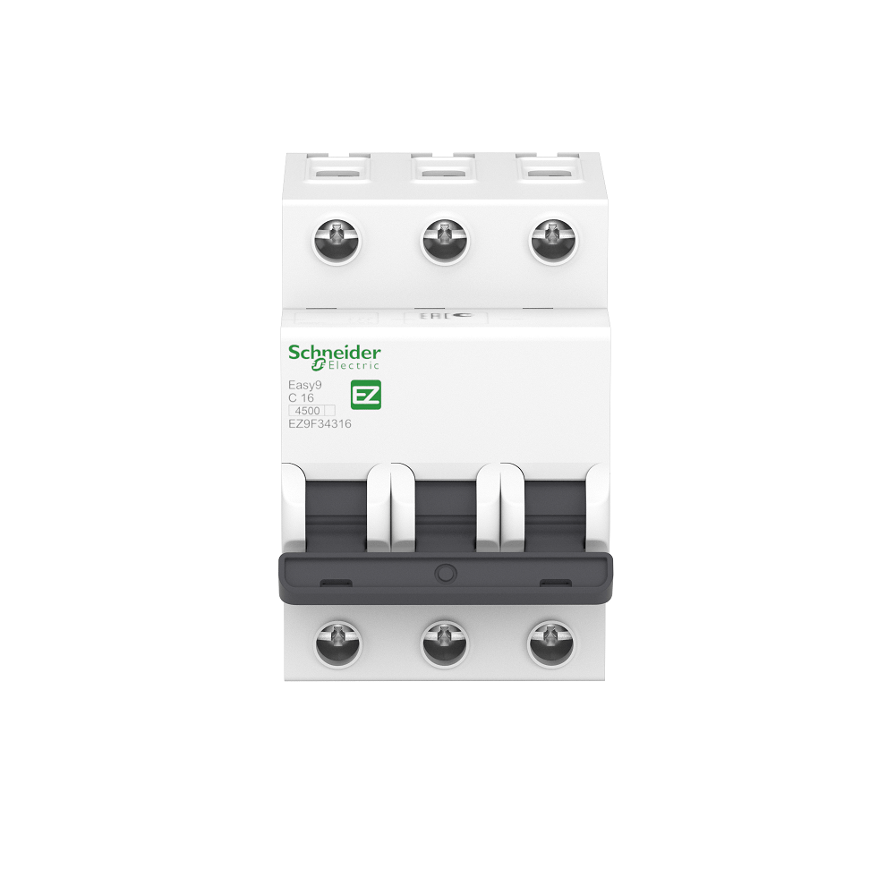 Disjuntor 3P 10A B 3Ka 230V Easy9 EZ9F13310 Schneider