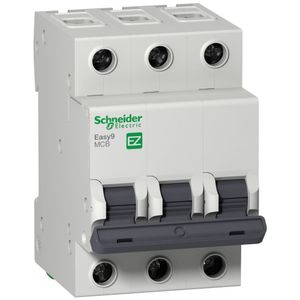 Disjuntor Easy9 3 Polos 6A Curva B 3000A Schneider Electric EZ9F13306