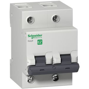Disjuntor Easy9 2 Polos 80A Curva C 230/400V Schneider Electric EZ9F33280