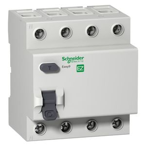 Interruptor Diferencial Residual Easy9 4 Polos 30Ma 80A Schneider Electric EZ9R33480
