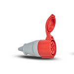 Acoplamento 6P+T 032A 380/440V 6H 60Hz Rojo Steck S1256
