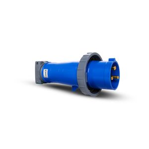 Plugue Shock Tite 2P+T 63A 200/250V 6H Az Ip67 Steck S3576W