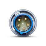 Plugue Shock Tite 3P+N+T 63A 200/250V 9H Az Ip67 Steck S5579W