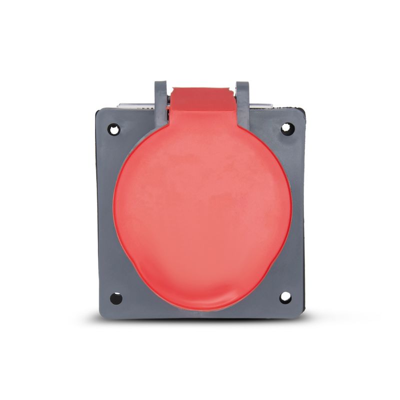 Tomada Embutir 3P+N+T 16A 380/440V3N 6H Vm Neg Steck SN5046