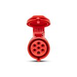 Tomada Embutir 7P 032A 380/440V Vm 60Hz Steck S1246