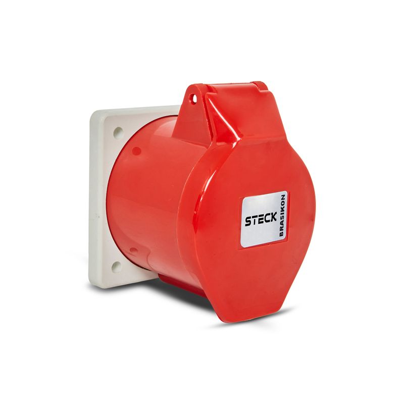 Tomada Embutir 7P 032A 380/440V Vm 60Hz Steck S1246