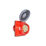 Tomada Embutir Shock Tite 3P+T 125A 380/440V 6H Vm Ip67 Steck S4646W