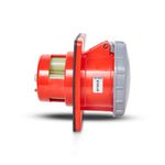 Tomada Embutir Shock Tite 3P+T 125A 380/440V 6H Vm Ip67 Steck S4646W