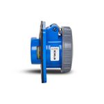 Tomada Embutir Shock Tite 3P+T 16A 200/250V 9H Az Ip67 Steck S4049W