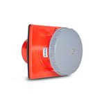 Tomada Embutir Shock Tite 3P+T 200A 380/440V3~ 6H Vm Steck S4846W