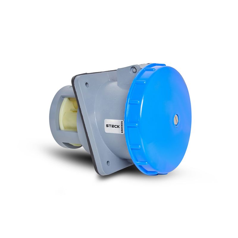 Tomada Embutirut 2P+T 200A 220/240V2 6H Az Steck S3846