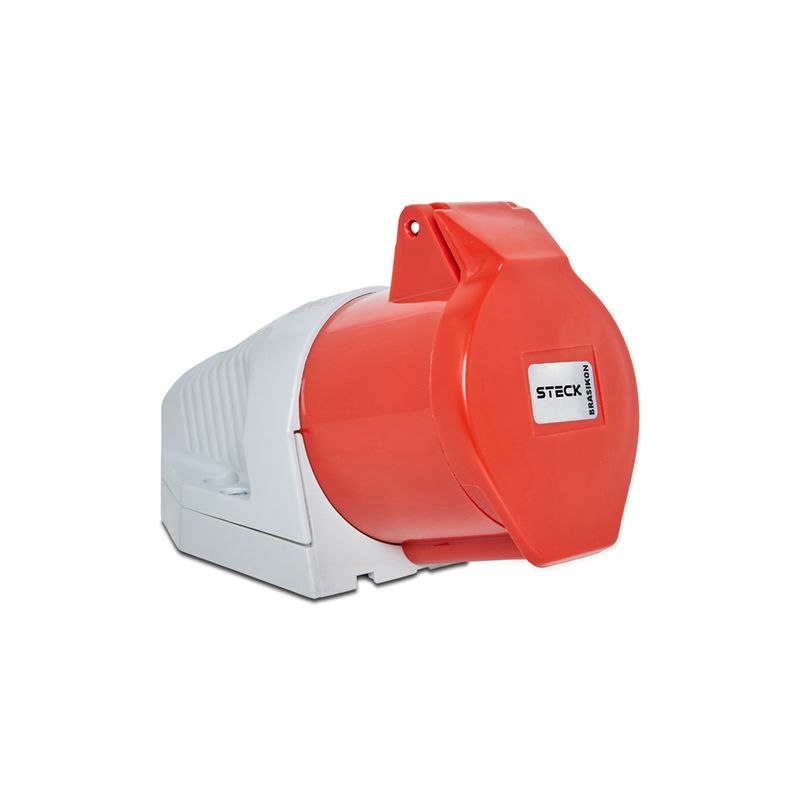 Tomada Sobrepor 6P+T 032A 380/440V Vm 60Hz Steck S1276