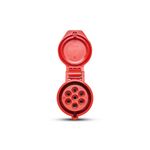 Tomada Sobrepor 6P+T 032A 380/440V Vm 60Hz Steck S1276