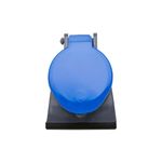 Tomada Sobrepor Neg Brasikon 3P+T 32A 200/250V 9H Az Ip44 Steck SN4209