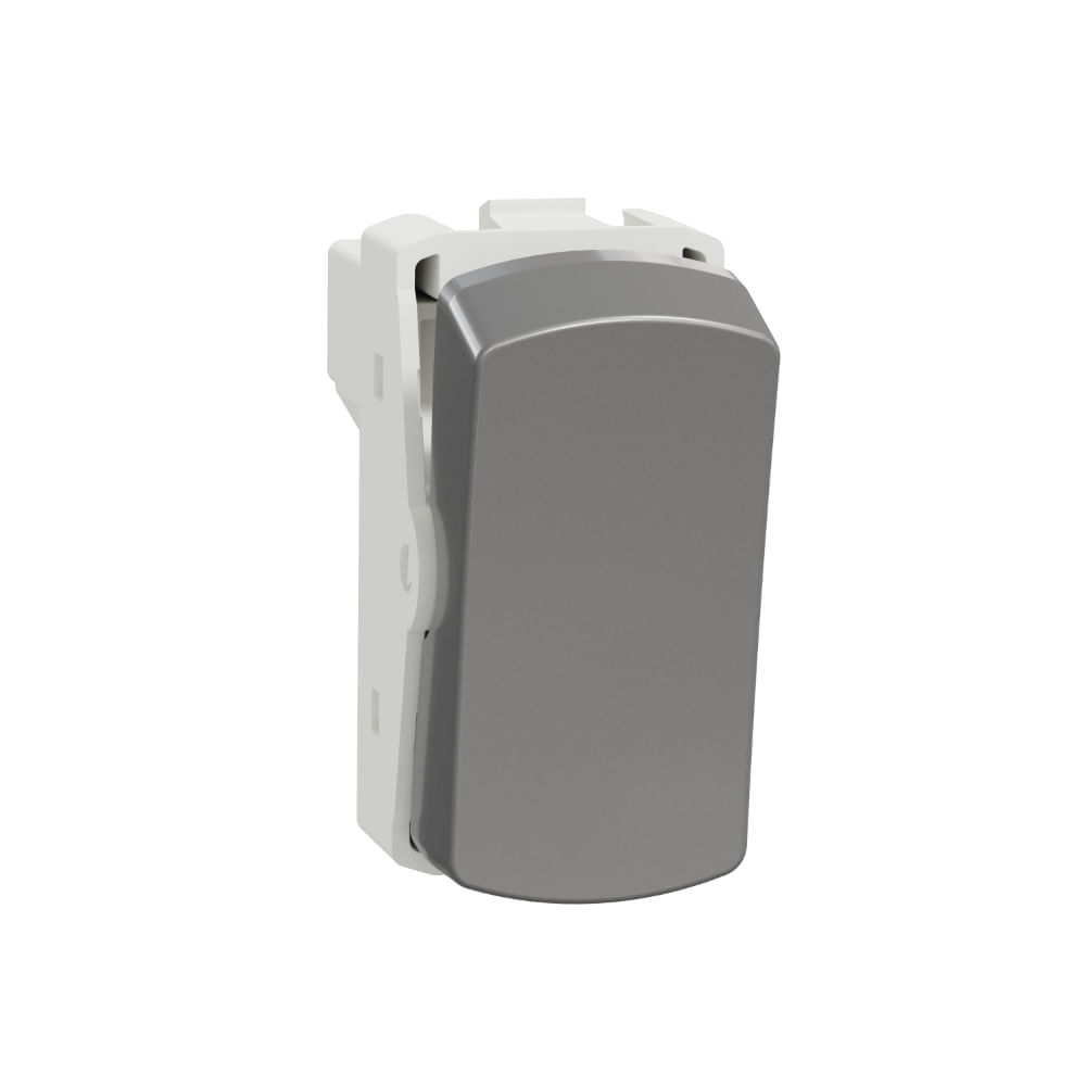 Módulo Interruptor Simples Alumínio Miluz S3B72012 Schneider