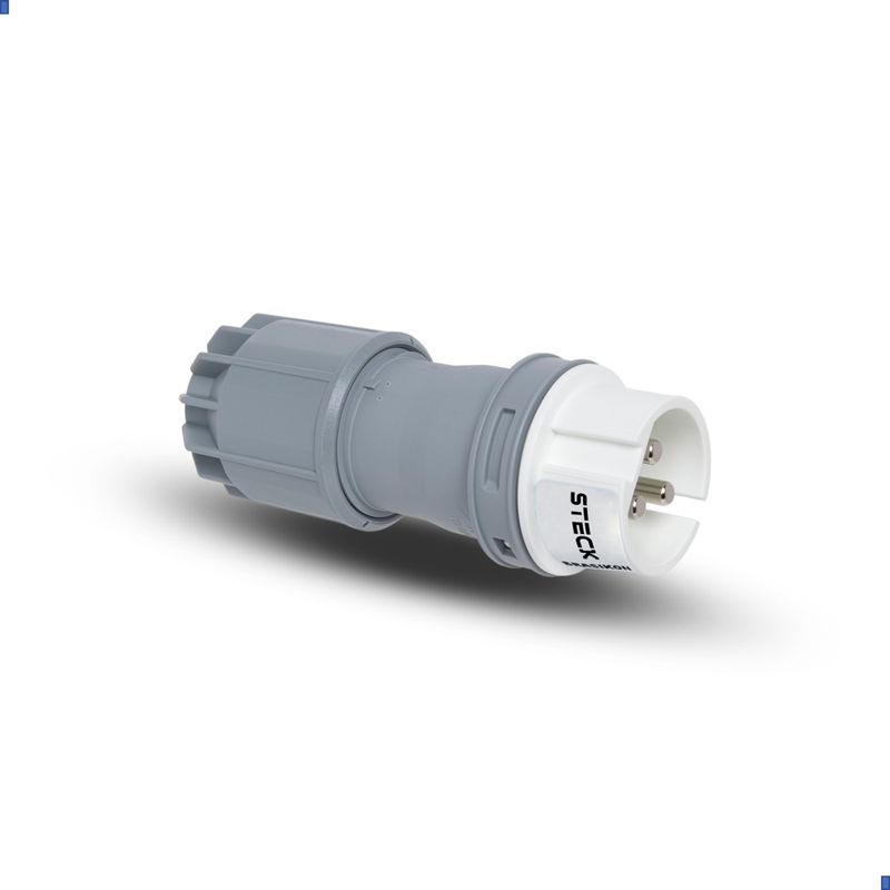 Plugue Brasikon 3P 42Vca 16A (12H)Br Baixissima Ten Steck