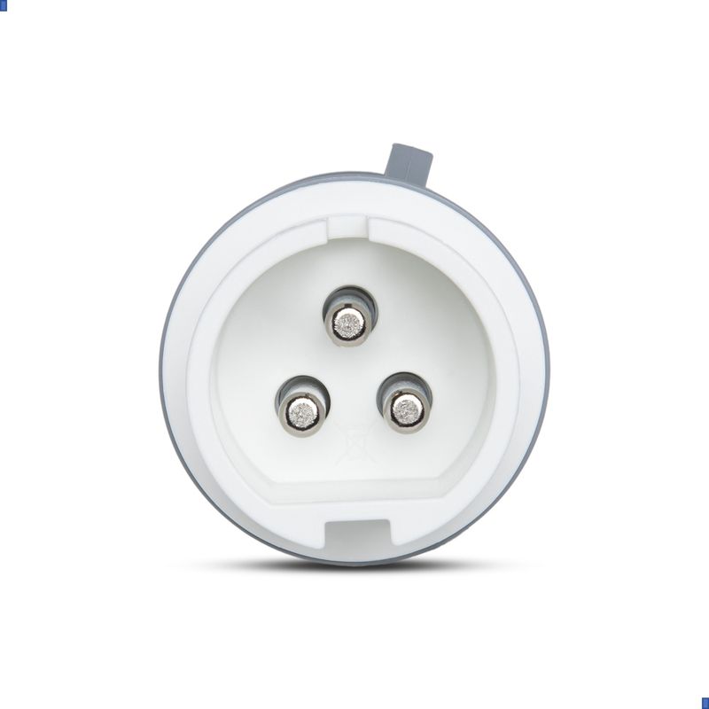 Plugue Brasikon 3P 42Vca 16A (12H)Br Baixissima Ten Steck