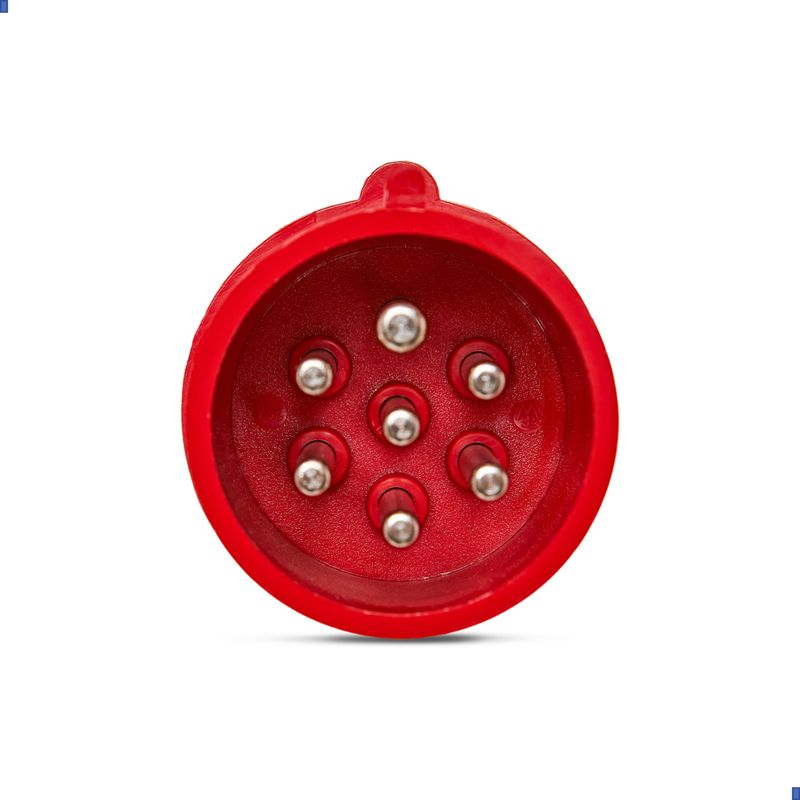 Plugue Brasikon 6P+T 32A 380/440V 6H Vm Ip44 Steck S0276