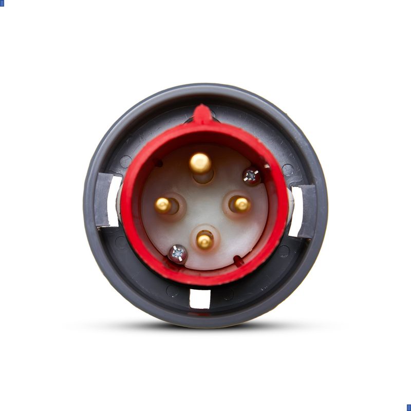 Plugue Fixa Embutir Shock Tite 3P+T 16A 24V 2H Li Ip67 Steck