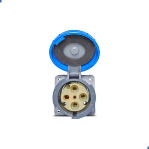 Tomada Embutir Brasikon 3P+T 125A 200/250V 9H Az Ip67 Steck