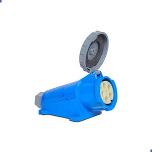 Tomada Sobrepor Shock Tite 3P+N+T 63A 200/250V 9H Az