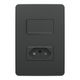 Conjunto Interruptor Simples 10Ax + Tomada Brasileira