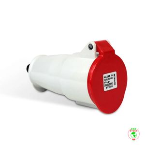 Acoplamento Newkon 3P+T 32A 380/440V 6H Vm Ip44 Steck N4256